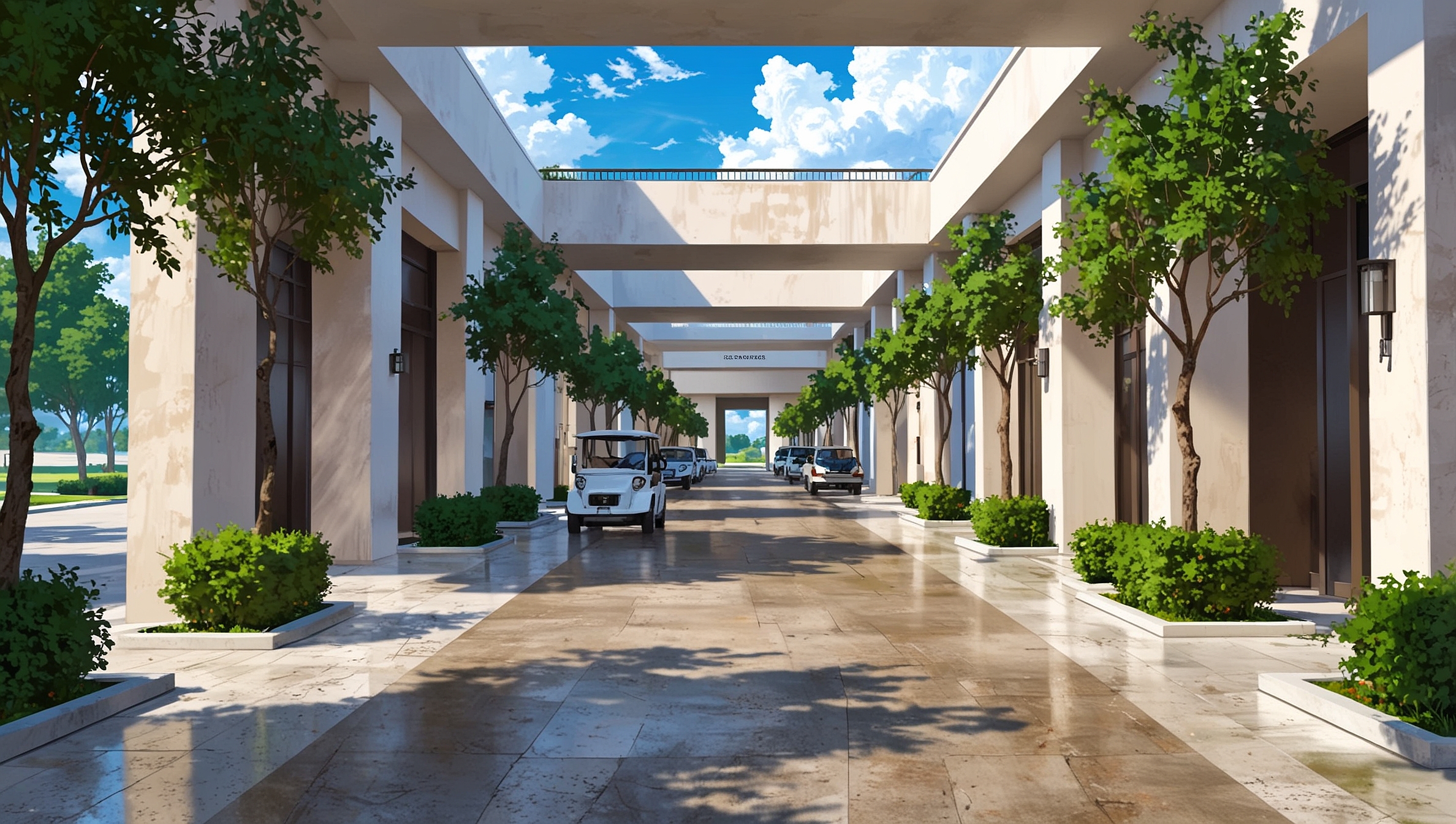 Underground Level Corridor