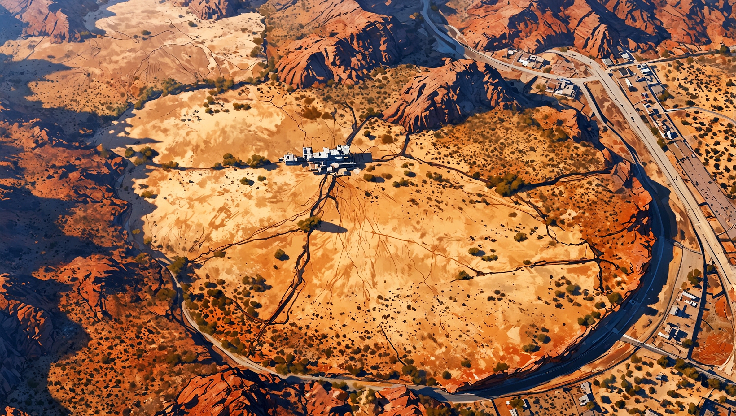 937-Acre Master Parcel &mdash; Aerial